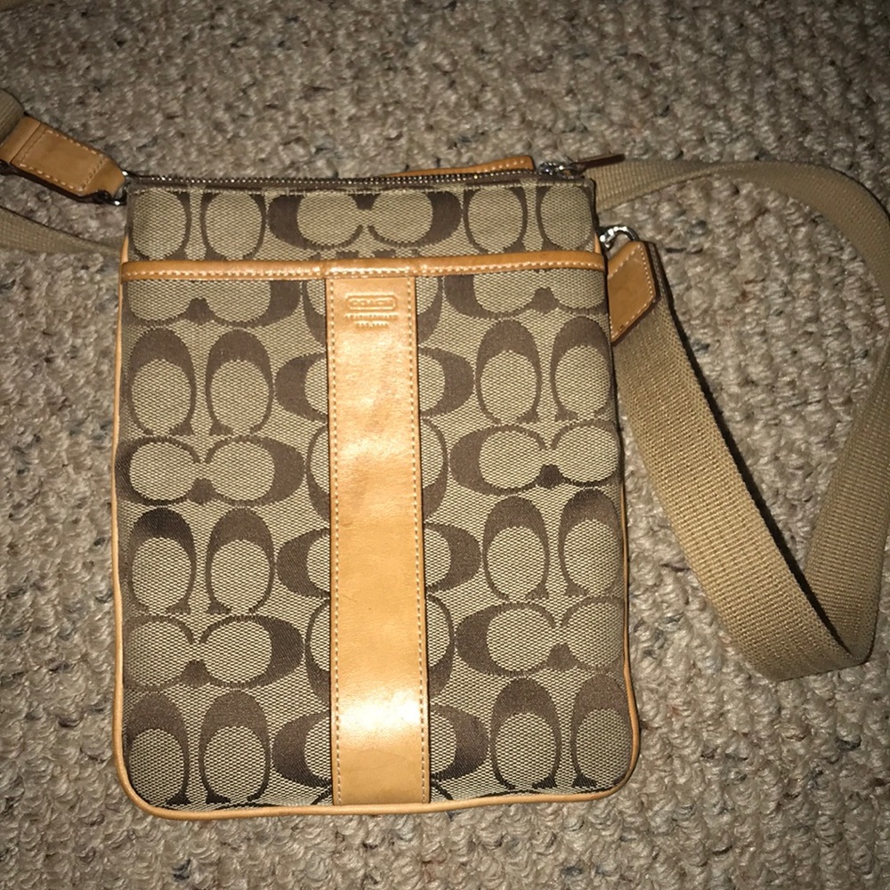 Brown Cross Body Coach Bag